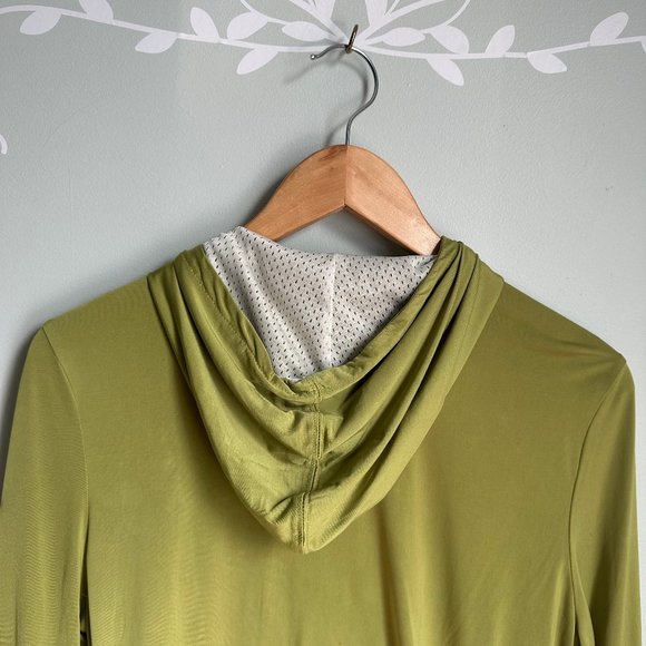 Parasuco Ribbed Silky Pocket Zip Up Forest Green M - Picture 6 of 6